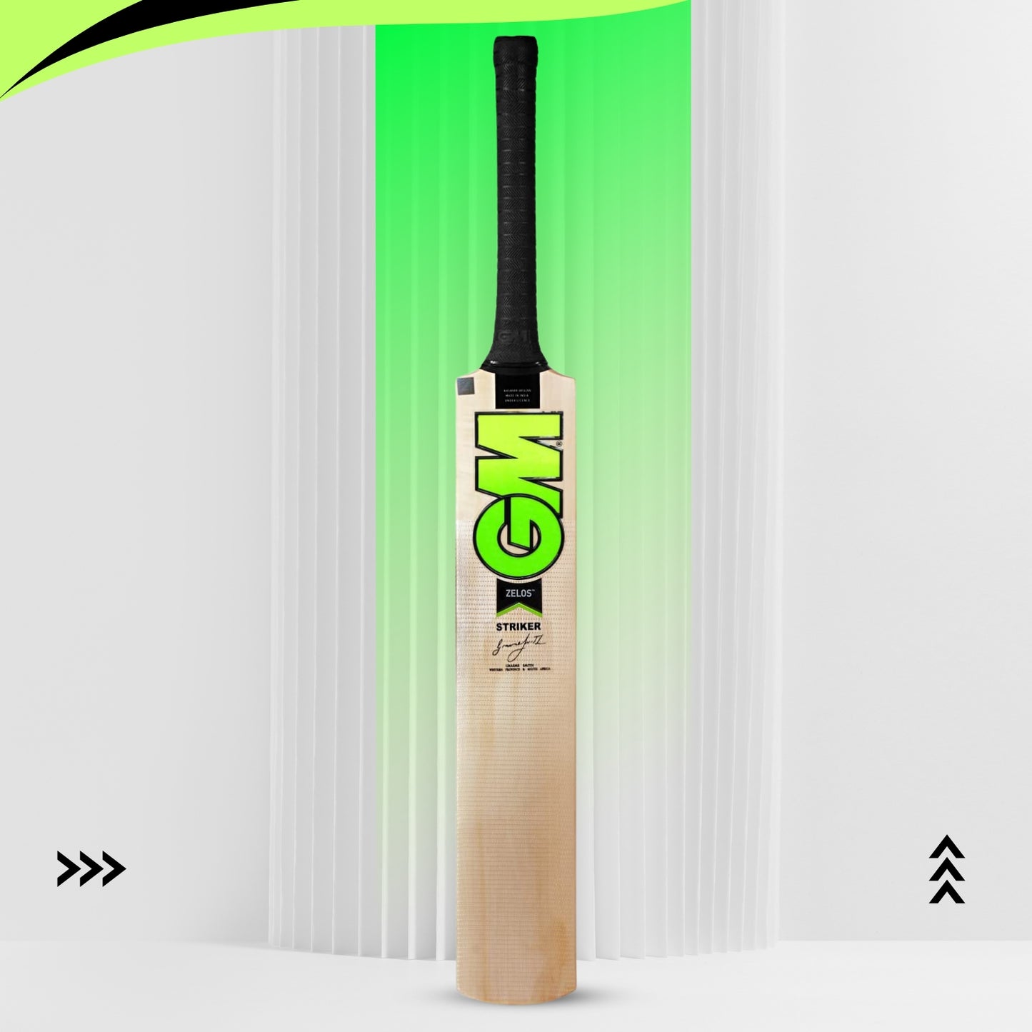 GM Zelos Striker Kashmir Willow Cricket Bat - Best Price online Prokicksports.com