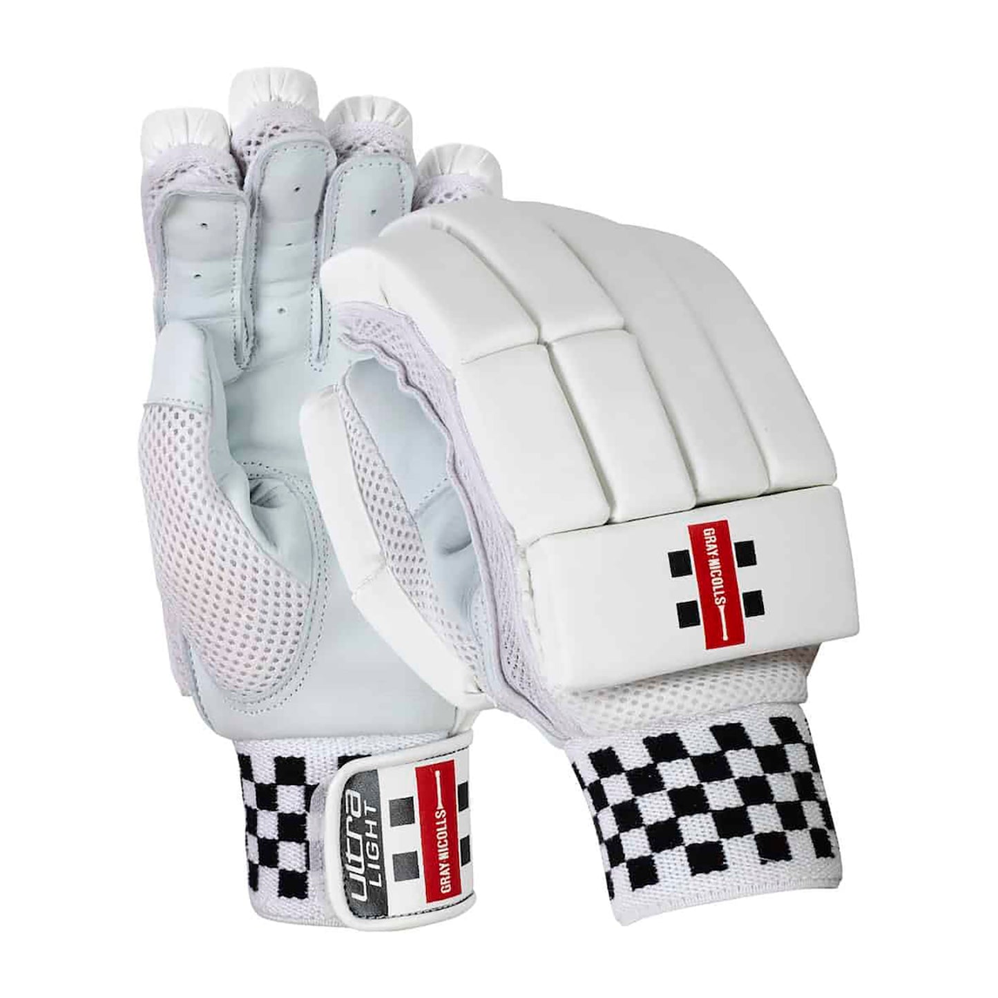 Gray Nicolls GN 7 Pro Ultra LH Batting Gloves – White Lightweight Cricket Gloves with Finger Protection, Flex Grip, and Breathable Comfort Design - Best Price online Prokicksports.com