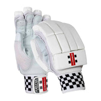 Gray Nicolls GN 7 Pro Ultra LH Batting Gloves – White Lightweight Cricket Gloves with Finger Protection, Flex Grip, and Breathable Comfort Design - Best Price online Prokicksports.com