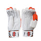 Gray Nicolls GN 8 ODI RH Batting Gloves – White/Orange Lightweight Cricket Gloves with Finger Protection and Grip for Match-Day Performance - Best Price online Prokicksports.com