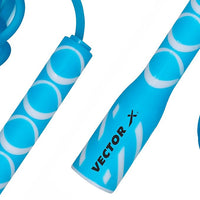 Vector X VX-Galaxy Adjustable Speed Jump Rope – Lightweight Fitness Skipping Rope for Cardio, Weight Loss, CrossFit, MMA, Home & Gym Workouts - Best Price online Prokicksports.com