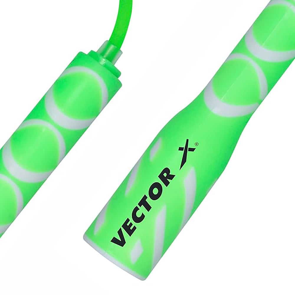 Vector X VX-Galaxy Adjustable Speed Jump Rope – Lightweight Fitness Skipping Rope for Cardio, Weight Loss, CrossFit, MMA, Home & Gym Workouts - Best Price online Prokicksports.com