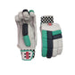 Gray Nicolls GN 7 Gem RH Batting Gloves, White/Navy/Green – Lightweight Cricket Gloves with Split Fingers, Breathable Mesh & Padded Finger Protection - Best Price online Prokicksports.com