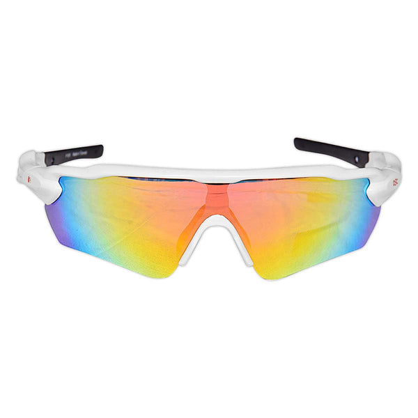 DSC Glider Cricket Sunglasses – White | UV Protected Sports Eyewear for Outdoor Cricket & Training