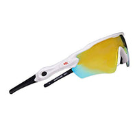 DSC Glider Cricket Sunglasses – White | UV Protected Sports Eyewear for Outdoor Cricket & Training - Best Price online Prokicksports.com