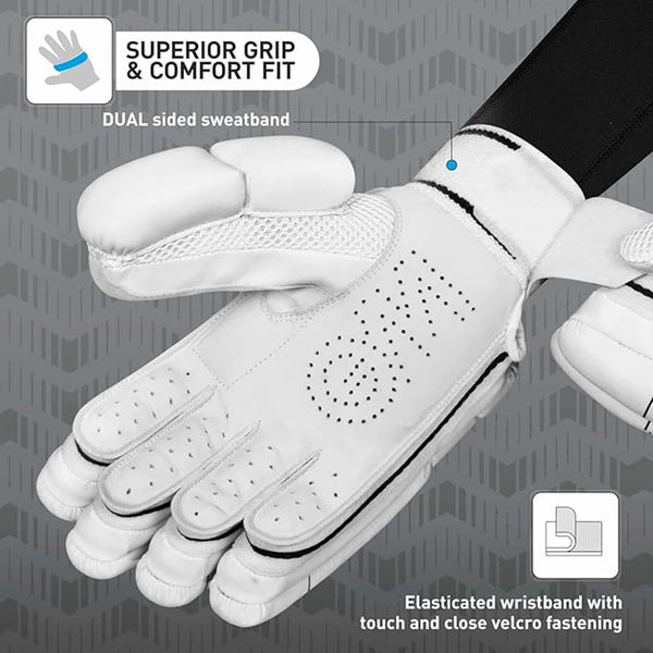 GM 303 RH Batting Gloves – Right-Handed | Durable and Comfortable Cricket Gloves for Players