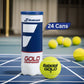 Babolat Gold Championship X3 Tennis Balls Carton (24 Cans) - Best Price online Prokicksports.com