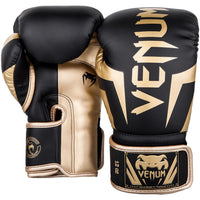 Venum Elite Boxing Gloves | Premium Synthetic Leather | Triple-Density Foam | Anatomical Grip | Hook & Loop Closure | Training/Sparring (10oz-18oz)