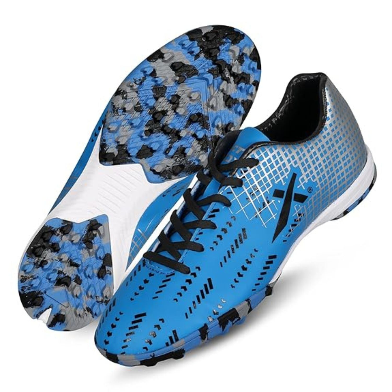 Vector X Royale+ Turf Football Shoes | Synthetic Leather Upper | Non-Marking Rubber Sole | Lightweight Cushioned Insole | - Best Price online Prokicksports.com