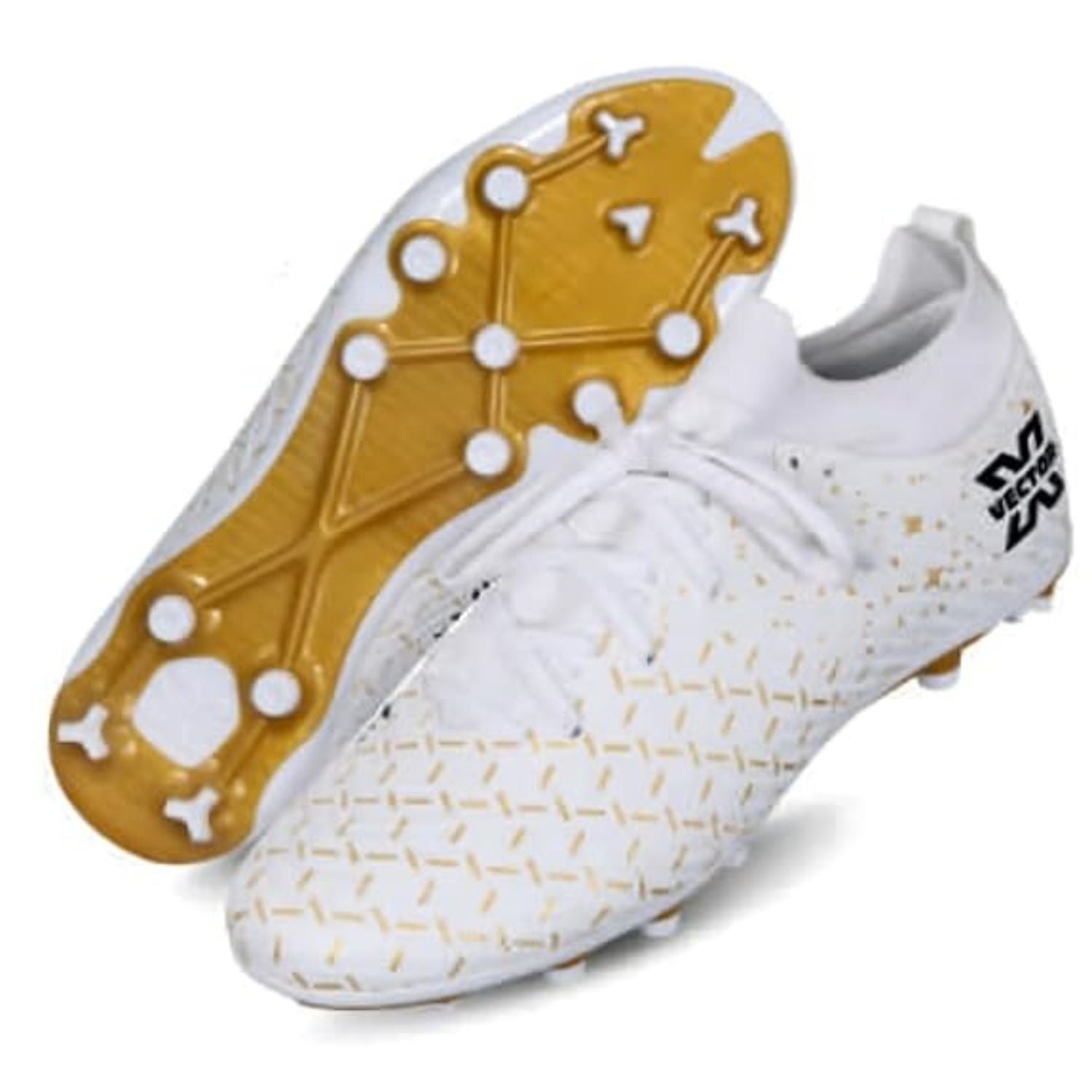 white and yellow football cleats