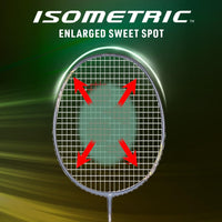 Yonex Voltric Lite 35i HM Graphite Head Heavy Badminton Strung Racquet | NANOMESH NEO & ISOMETRIC Power Frame with Full Cover - Best Price online Prokicksports.com