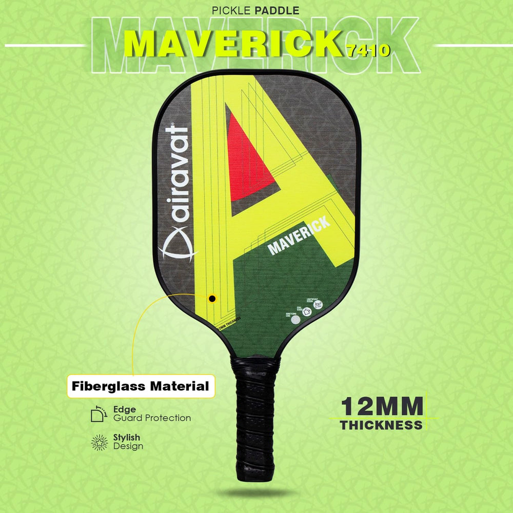 Airavat Maverick 7410 Pickleball Paddle | Lightweight, Durable & High-Performance Paddle for All Skill Levels - Best Price online Prokicksports.com