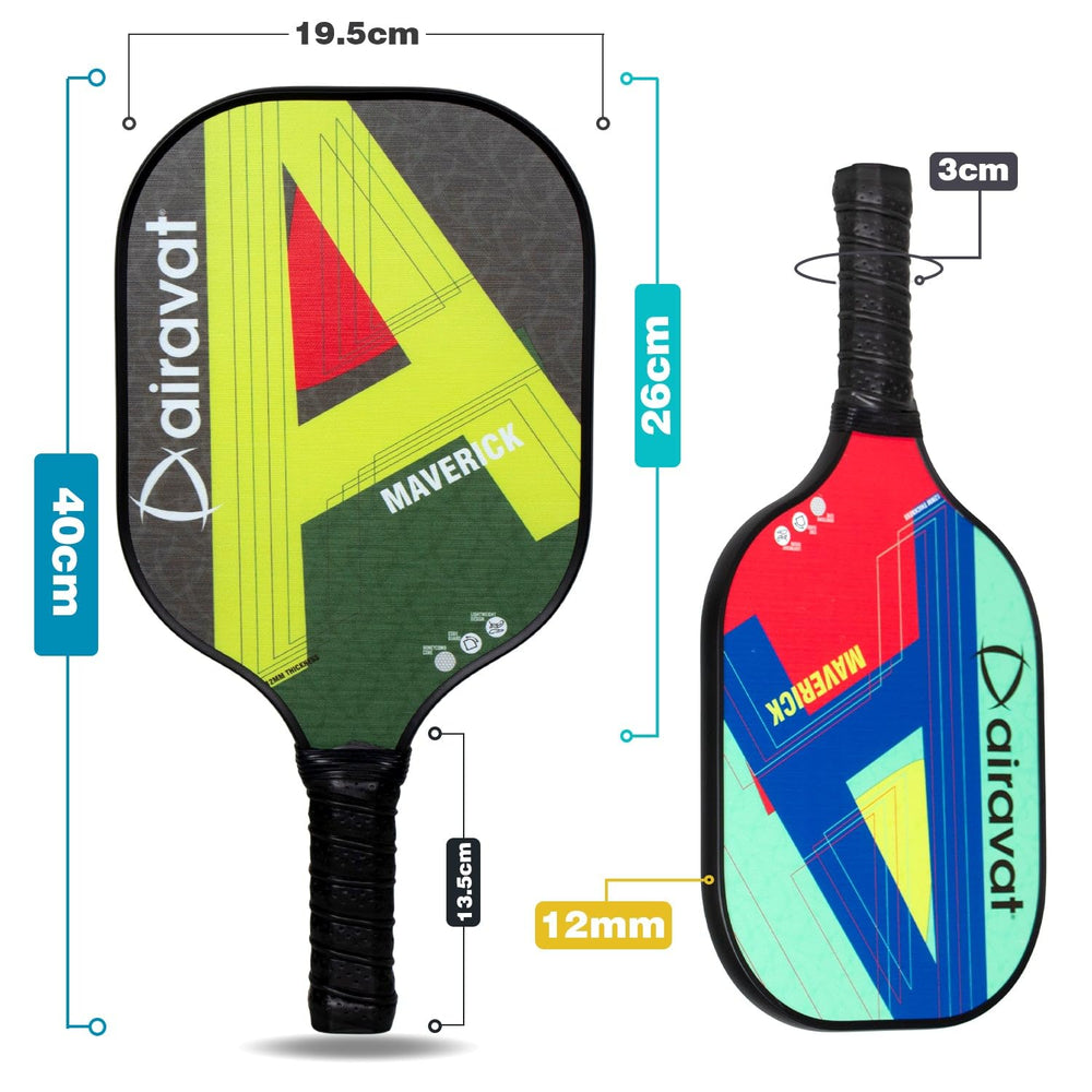 Airavat Maverick 7410 Pickleball Paddle | Lightweight, Durable & High-Performance Paddle for All Skill Levels - Best Price online Prokicksports.com