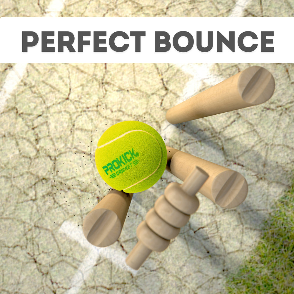Prokick Light Weight Cricket Tennis Ball, Yellow - 30 Box (6 Balls Per Box) - Best Price online Prokicksports.com