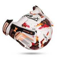 Vector X GripFlex Goalkeeper Gloves for Soccer with Anti-Slip Latex Palm, PU Backhand, Wrist Strap, and Youth Fit for Football Practice - Best Price online Prokicksports.com