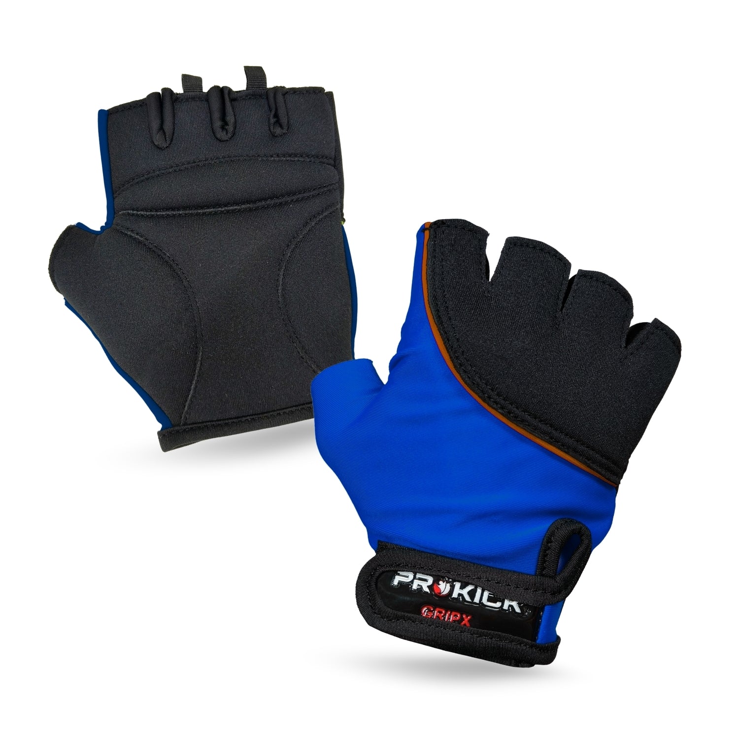 Prokick GYM Gloves GripX | Standard Size | Non-Slip Palm Grip | Wrist Support & Breathable Design for Weightlifting, Fitness & Training - Best Price online Prokicksports.com
