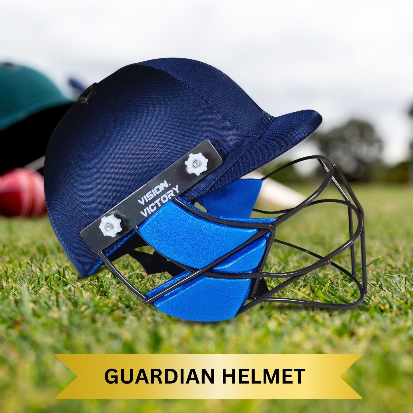 Prokick Guardian Helmet with Steel Grill, Navy - Best Price online Prokicksports.com