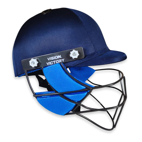 Prokick Guardian Helmet with Steel Grill, Navy