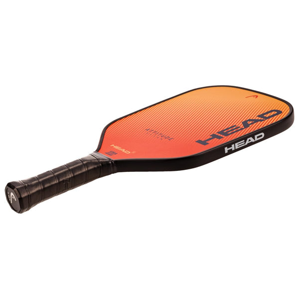 Head Attitude Suprm Pickleball Paddle | Lightweight 230g | Orange/Red | 4 1/8 Grip Size | Durable & Powerful for Control & Spin