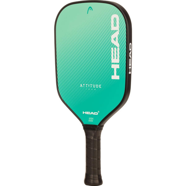 Head Attitude Team Pickleball Paddle | Lightweight 230g | Cyan | 4 1/8 Grip Size | Durable & High-Performance for Control & Power