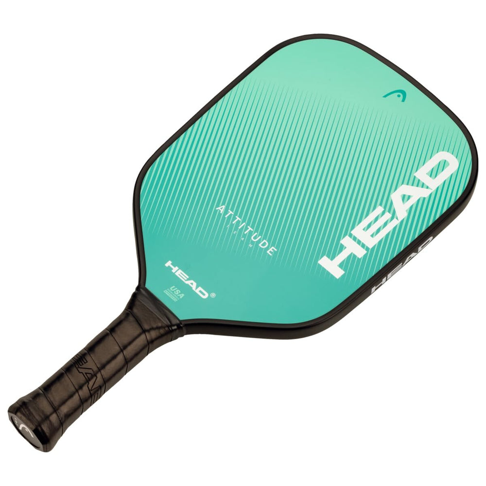 Head Attitude Team Pickleball Paddle | Lightweight 230g | Cyan | 4 1/8 Grip Size | Durable & High-Performance for Control & Power - Best Price online Prokicksports.com