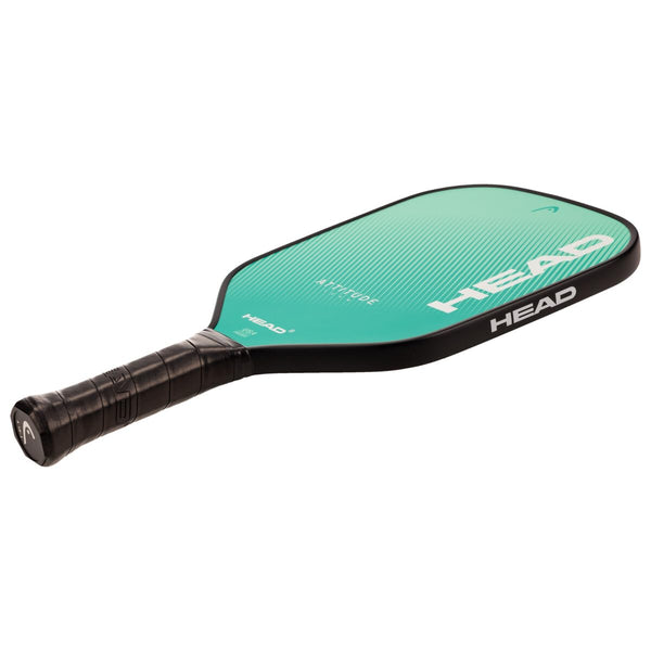 Head Attitude Team Pickleball Paddle | Lightweight 230g | Cyan | 4 1/8 Grip Size | Durable & High-Performance for Control & Power
