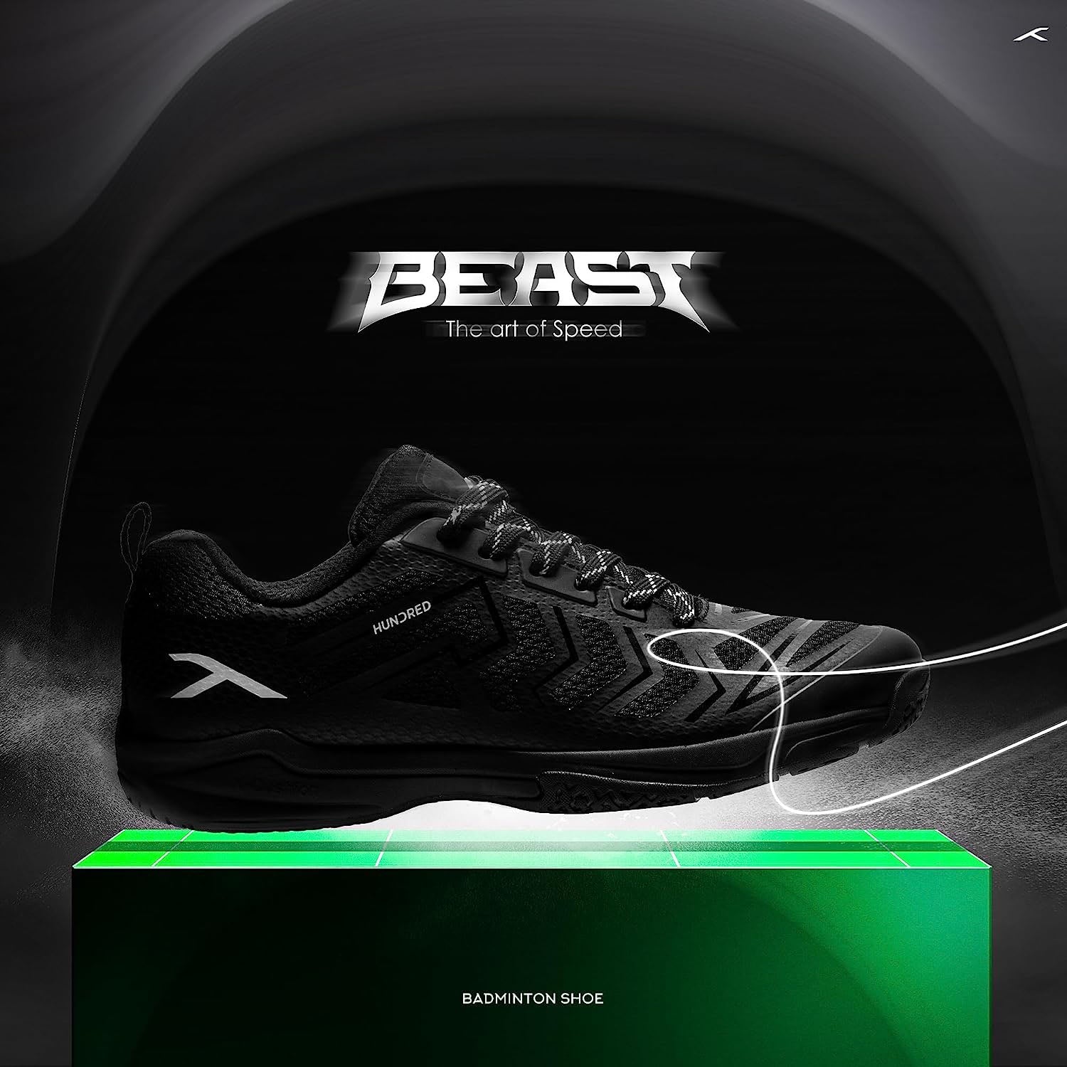 Hundred Beast Badminton Shoes - Best Price online Prokicksports.com