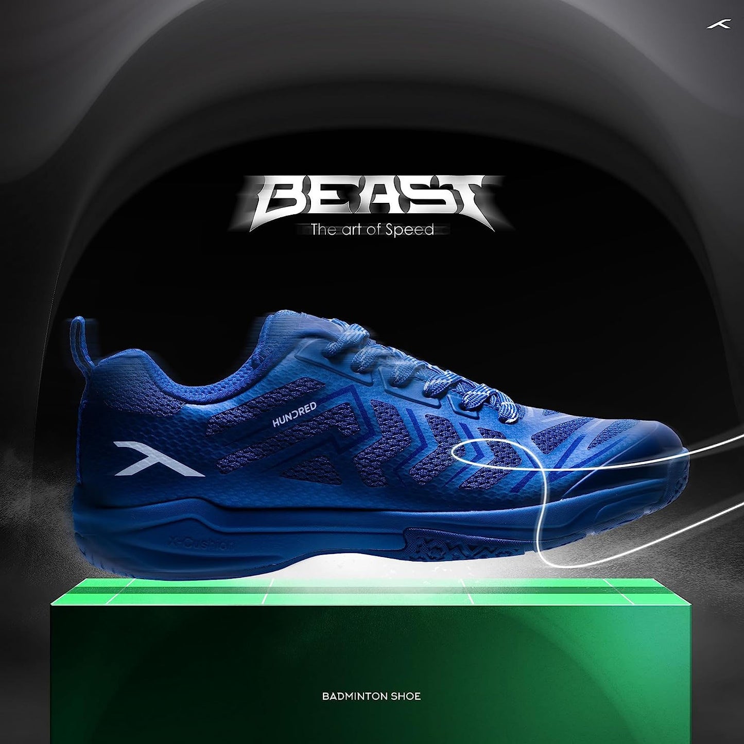 Hundred Beast Badminton Shoes - Best Price online Prokicksports.com