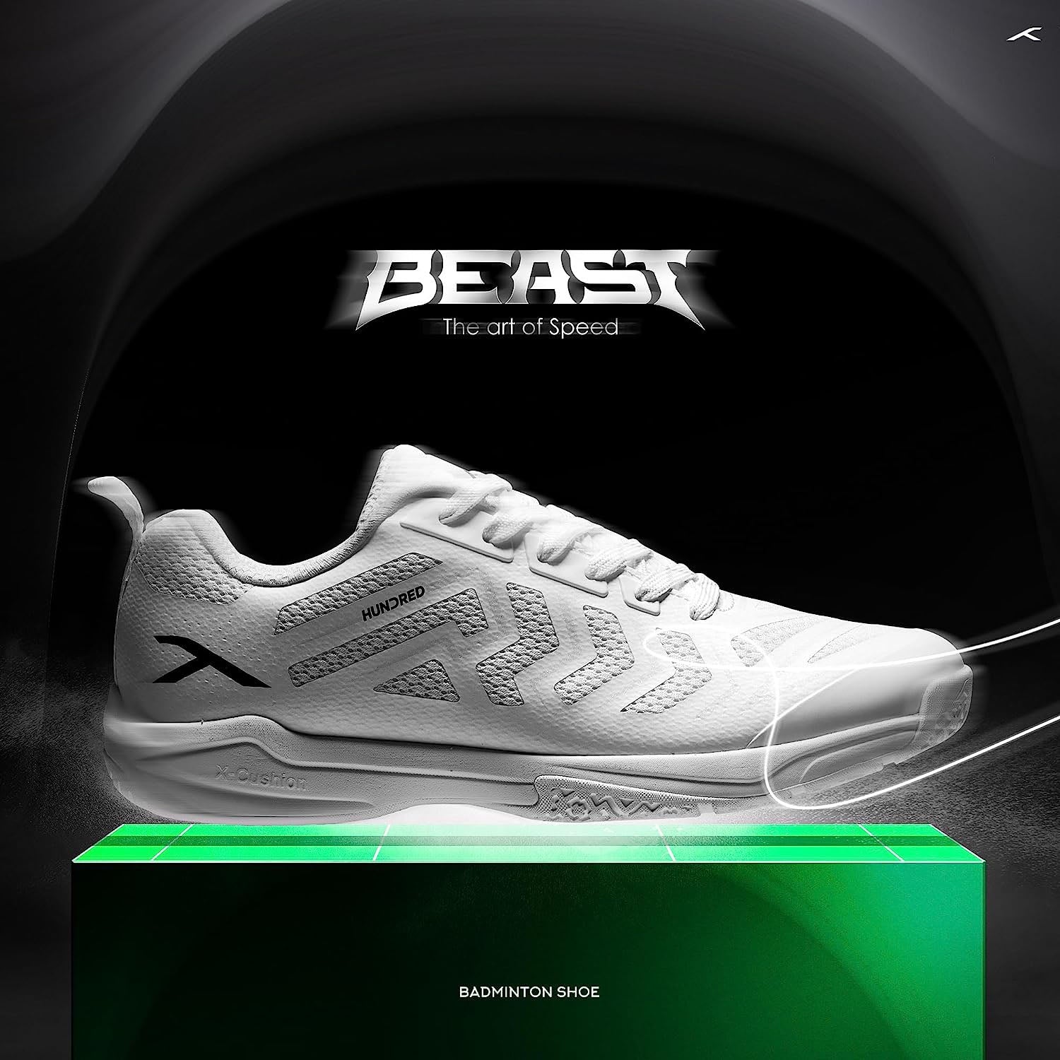 Hundred Beast Badminton Shoes - Best Price online Prokicksports.com