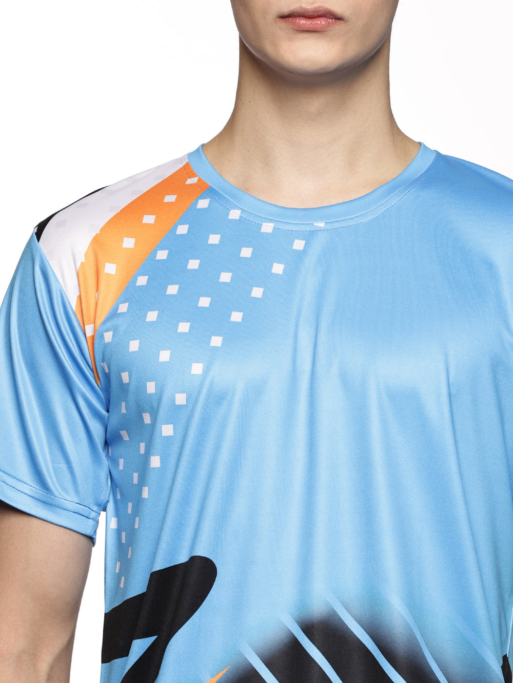 Prokick Round Neck Half Sleeves Sports Wear Tshirt - Best Price online Prokicksports.com