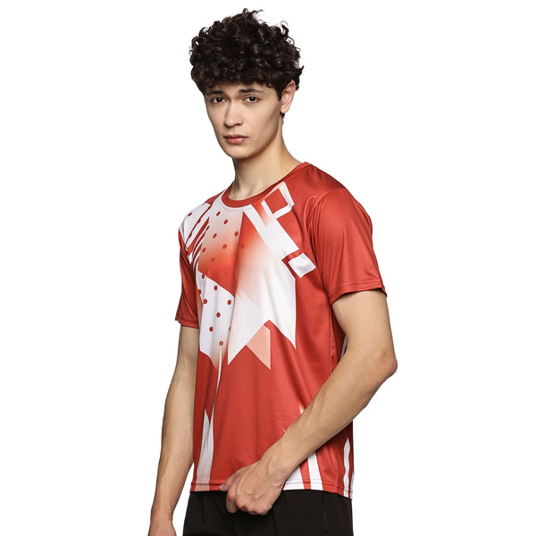 Prokick Round Neck Half Sleeves Sports Wear Tshirt