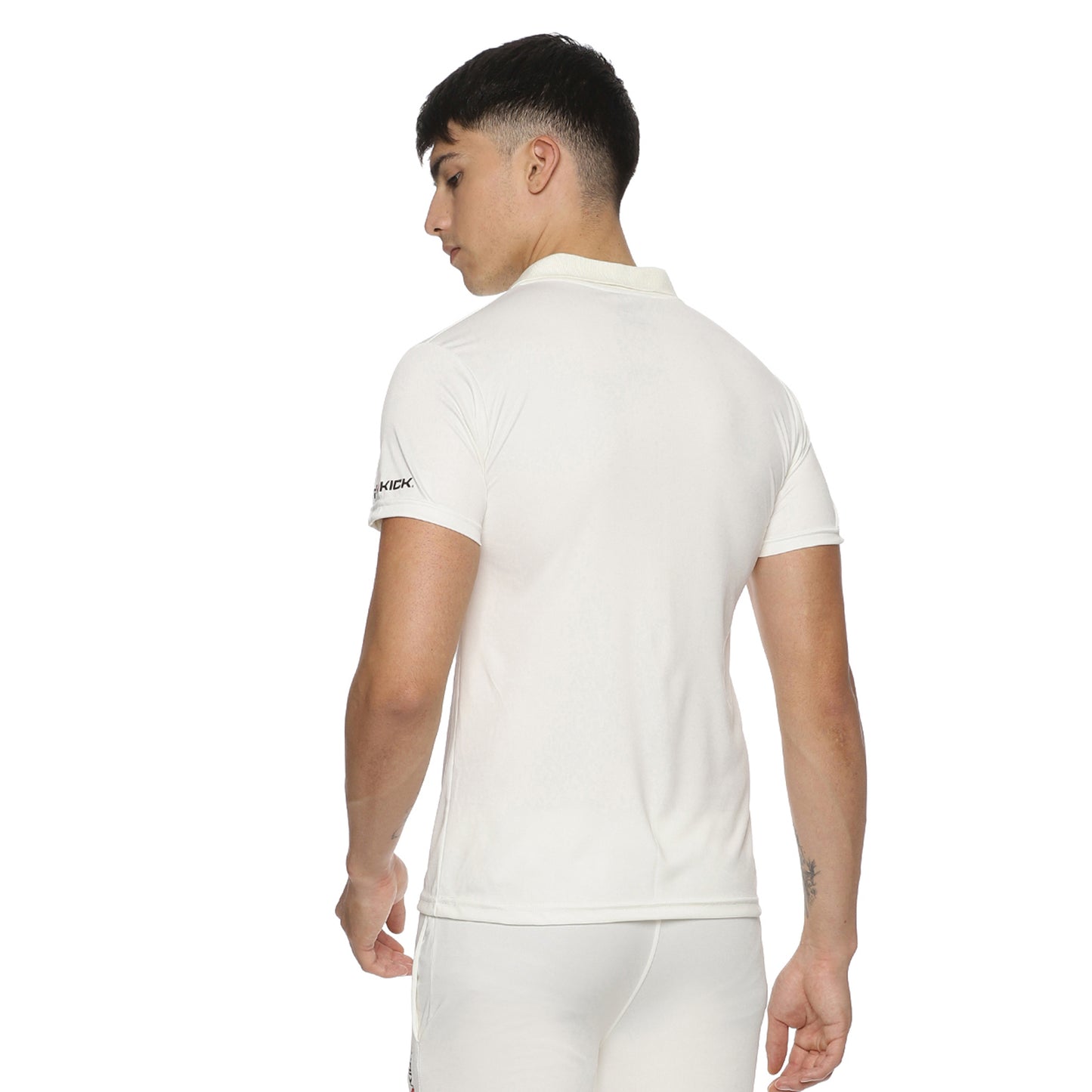 Prokick Ignite Half Sleeves Cricket T-Shirt, Off White - Best Price online Prokicksports.com