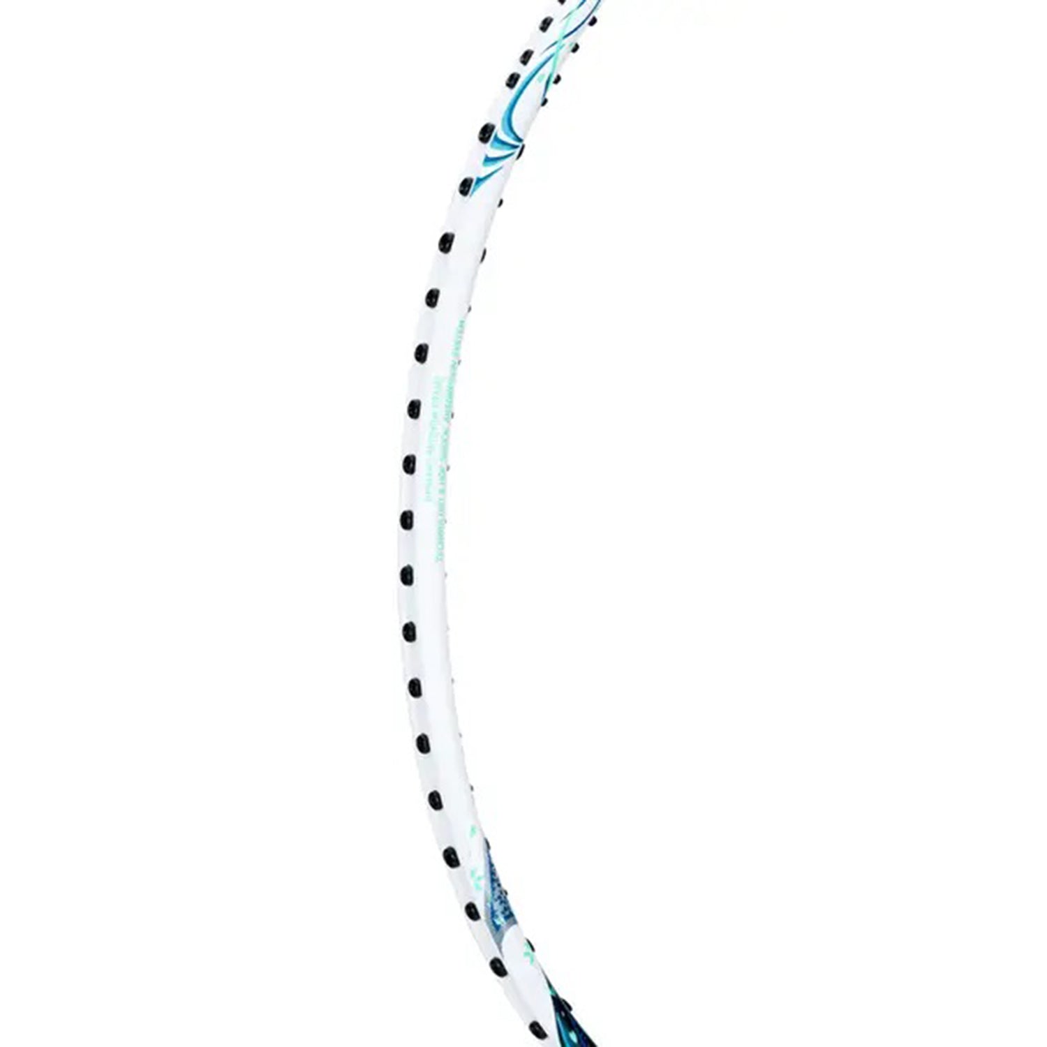 Li-Ning Halbertec 6000 Badminton Racket | Unstrung Professional Racquet for Power & Precision | Pearl White/Light Green | Ultra-Strong Carbon Fiber Frame | High-Tension Support - Best Price online Prokicksports.com