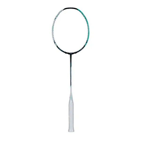 Li-Ning Halbertec 6000 Badminton Racket | Unstrung Professional Racquet for Power & Precision | Pearl White/Light Green | Ultra-Strong Carbon Fiber Frame | High-Tension Support