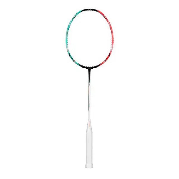 Li-Ning Halbertec 7000 Badminton Racket | 4U5 Unstrung Professional Racquet for Power & Precision | Green/Orange | Ultra-Strong Carbon Fiber Frame | High-Tension Support | Lightweight & Durable for Advanced Players