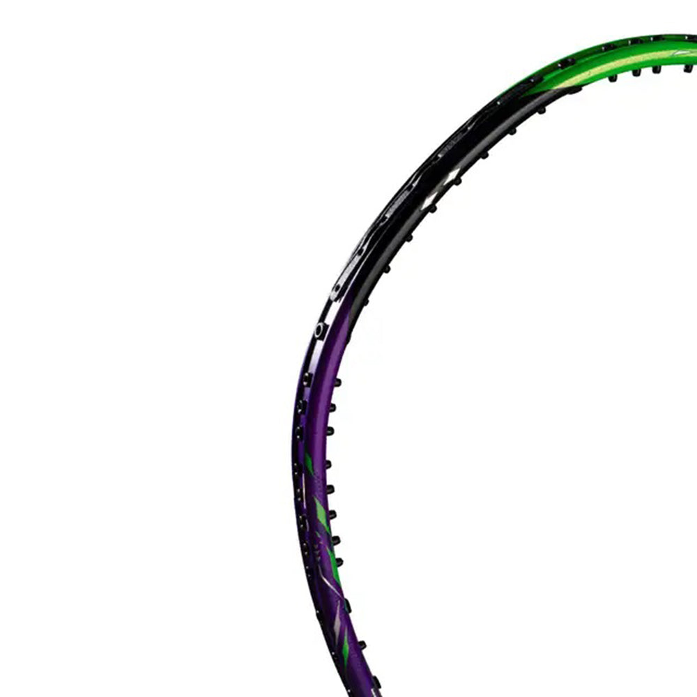 Li-Ning Halbertec 9000 Unstrung Badminton Racquet Green/Purple | Professional Control & Power Racquet - Best Price online Prokicksports.com