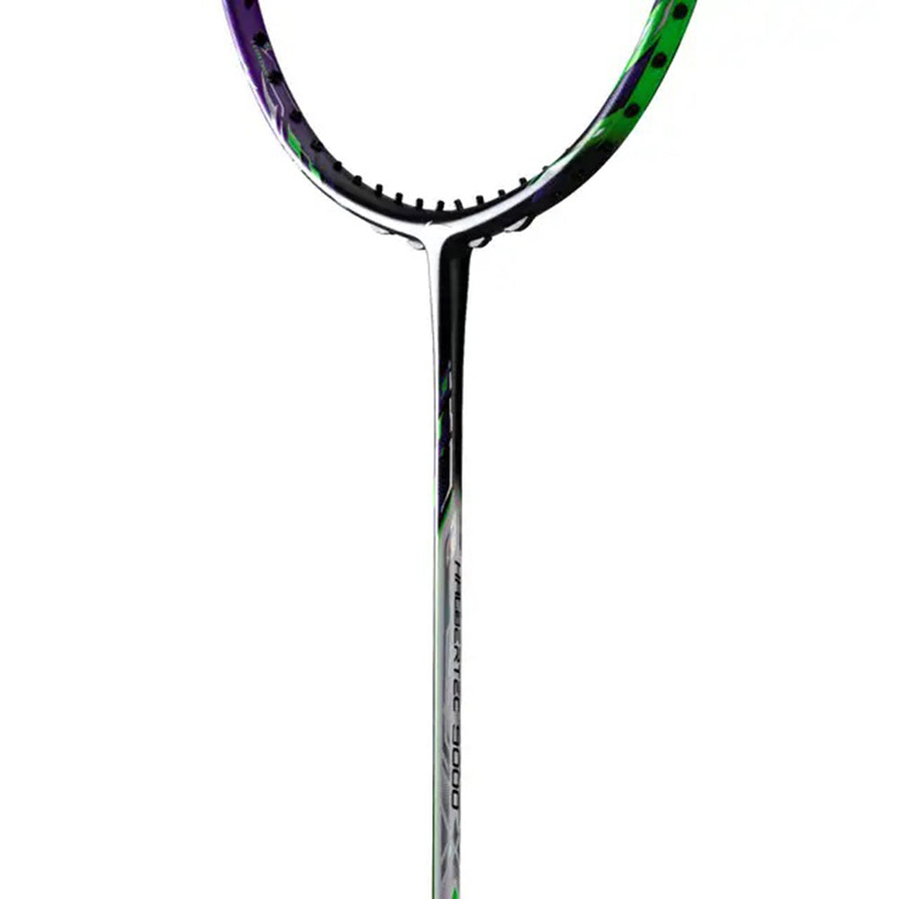 Li-Ning Halbertec 9000 Unstrung Badminton Racquet Green/Purple | Professional Control & Power Racquet - Best Price online Prokicksports.com