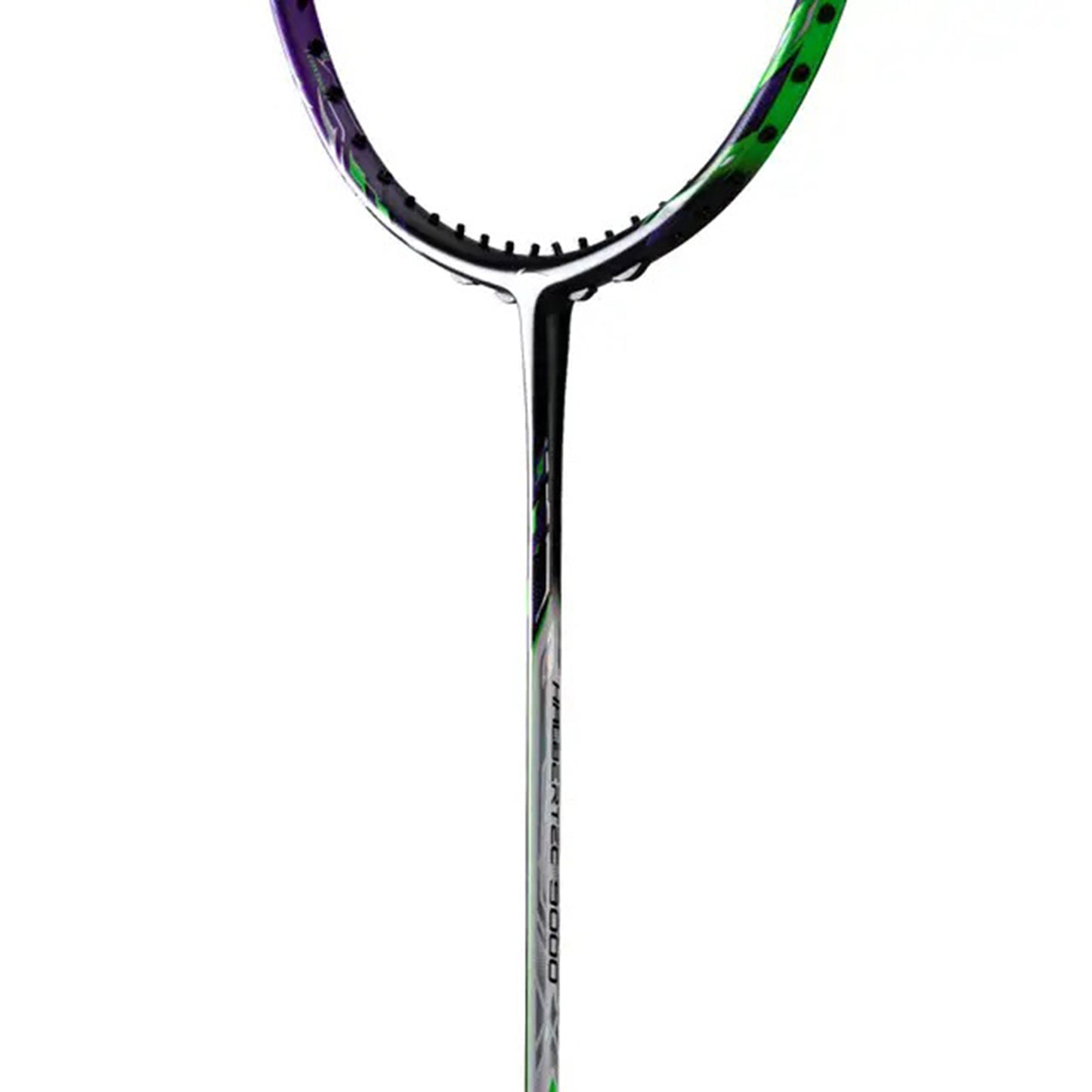 Li-Ning Halbertec 9000 Badminton Racket | 4UG5 Unstrung Professional Racquet for Power & Control | Green/Purple | Ultra-Strong Carbon Fiber Frame | High-Tension Support | Lightweight & Durable for Advanced Players - Best Price online Prokicksports.com