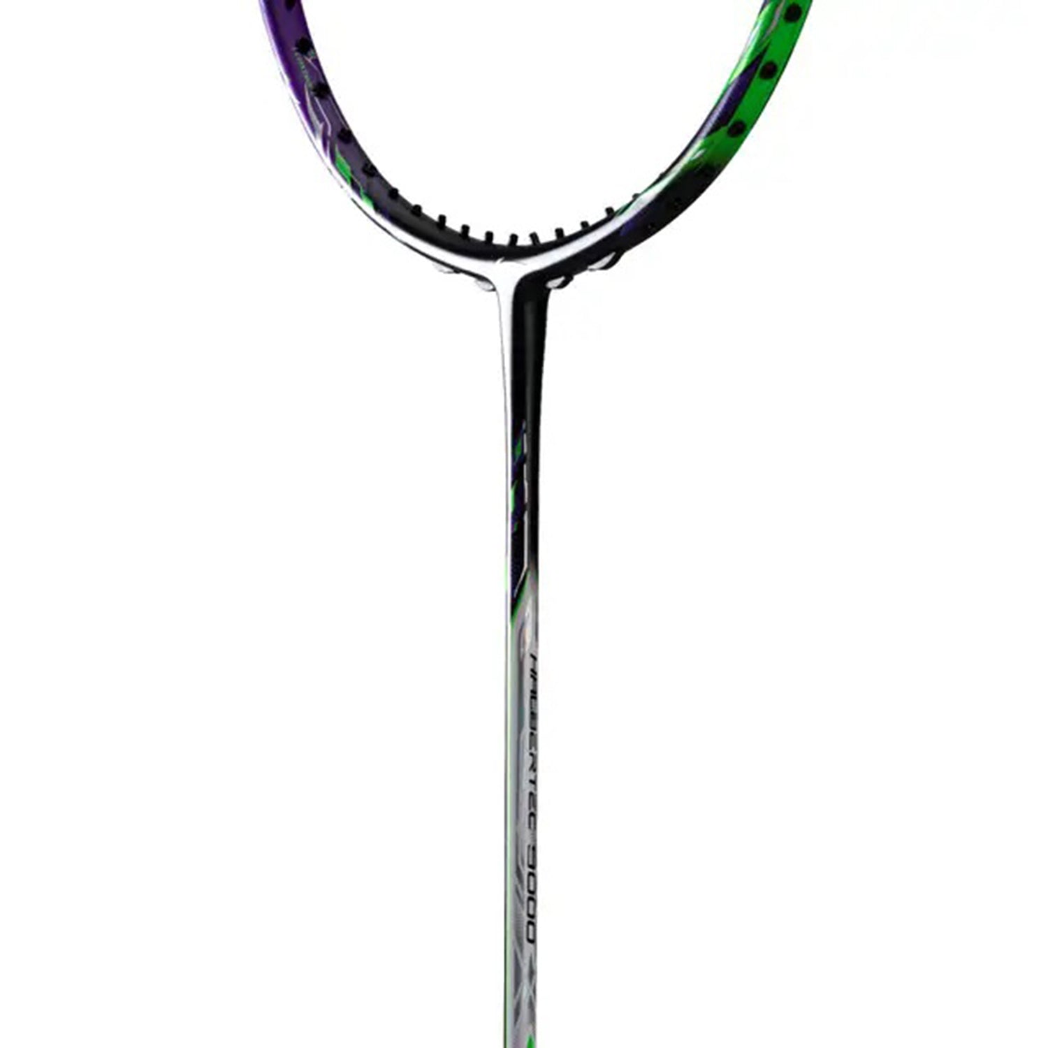 Li-Ning Halbertec 9000 Badminton Racket | 4UG5 Unstrung Professional Racquet for Power & Control | Green/Purple | Ultra-Strong Carbon Fiber Frame | High-Tension Support | Lightweight & Durable for Advanced Players - Best Price online Prokicksports.com