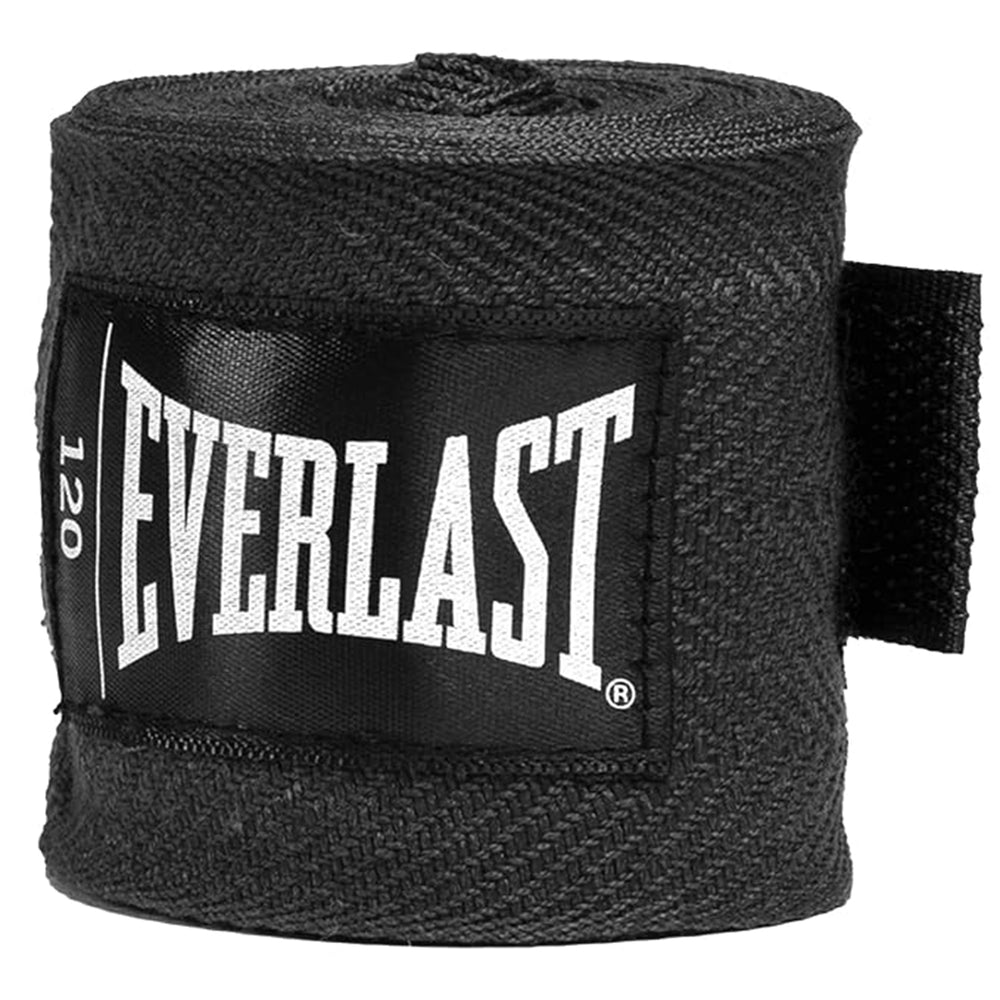 Everlast 120” Handwraps – Breathable Polyester-Cotton, Hook & Loop Closure, Wrist & Knuckle Protection, Wear Under Boxing or Training Gloves – Great for Combat Sports - Best Price online Prokicksports.com
