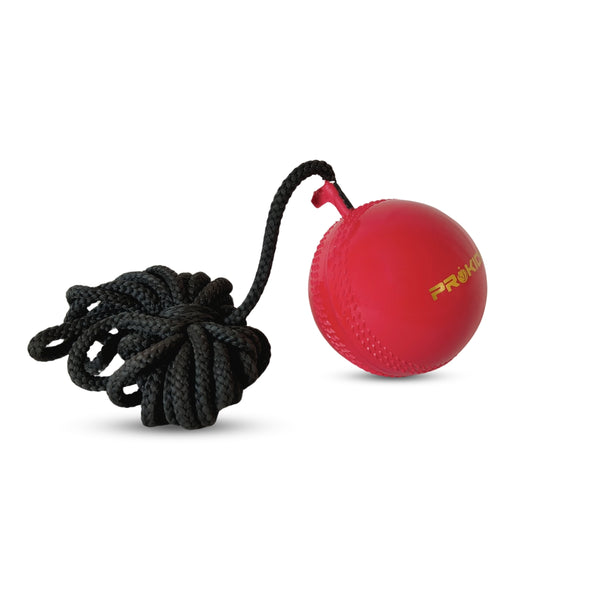Prokick Infinity Synthetic Hanging Ball with Cord, Red - 1PC