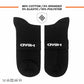Head Ankle Socks HSK-74 - Black(1 pair) - Best Price online Prokicksports.com