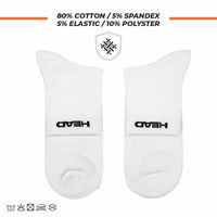 Head Ankle Socks HSK-73 - White (1 pair) - Best Price online Prokicksports.com