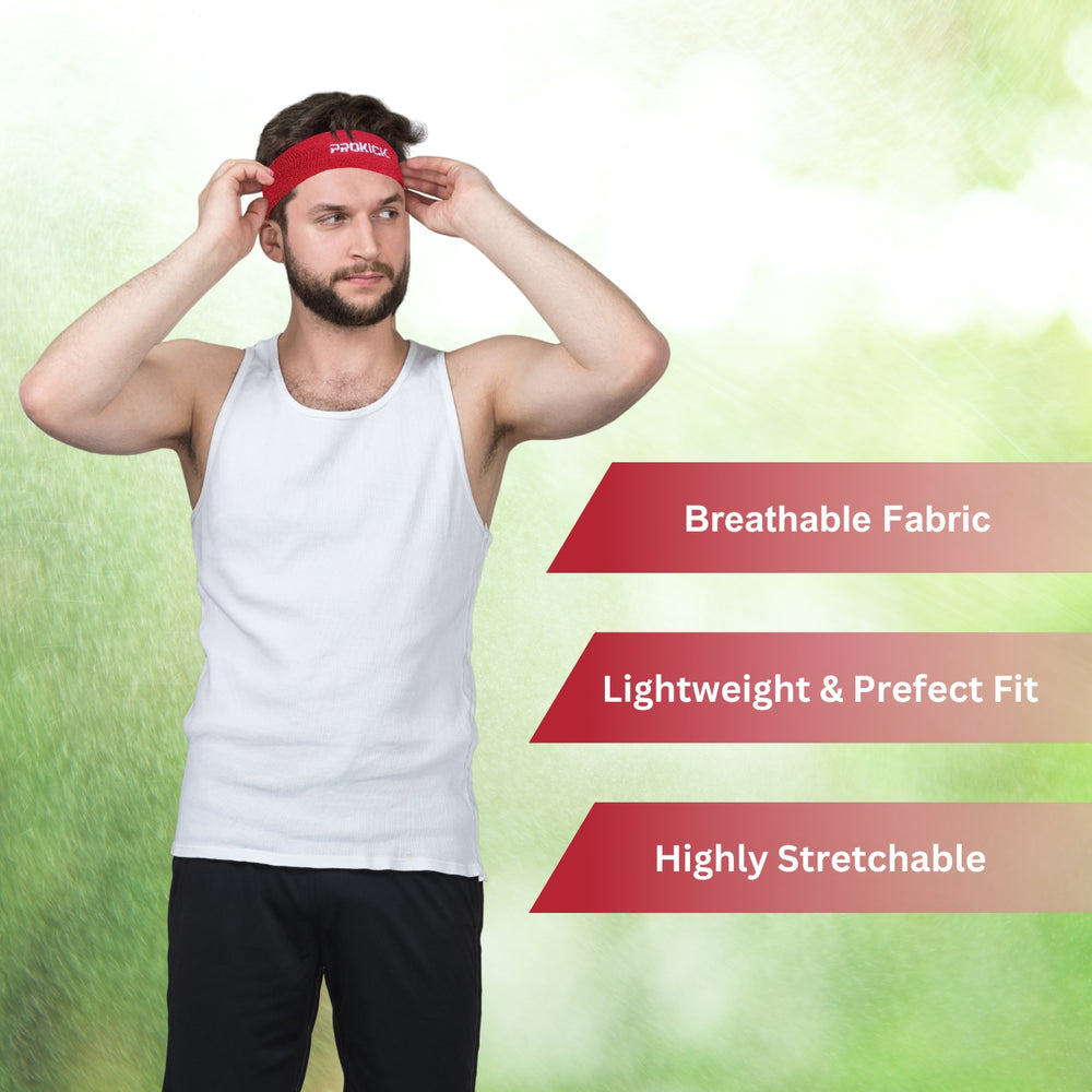 Prokick Sports Head Band for Men and Women, Pack of 1 - Best Price online Prokicksports.com