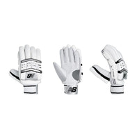 New Balance Heritage 10i Pro RH Batting Gloves – White/Black/Silver Pro Cricket Gloves with Elite Protection, Grip & Comfort - Best Price online Prokicksports.com