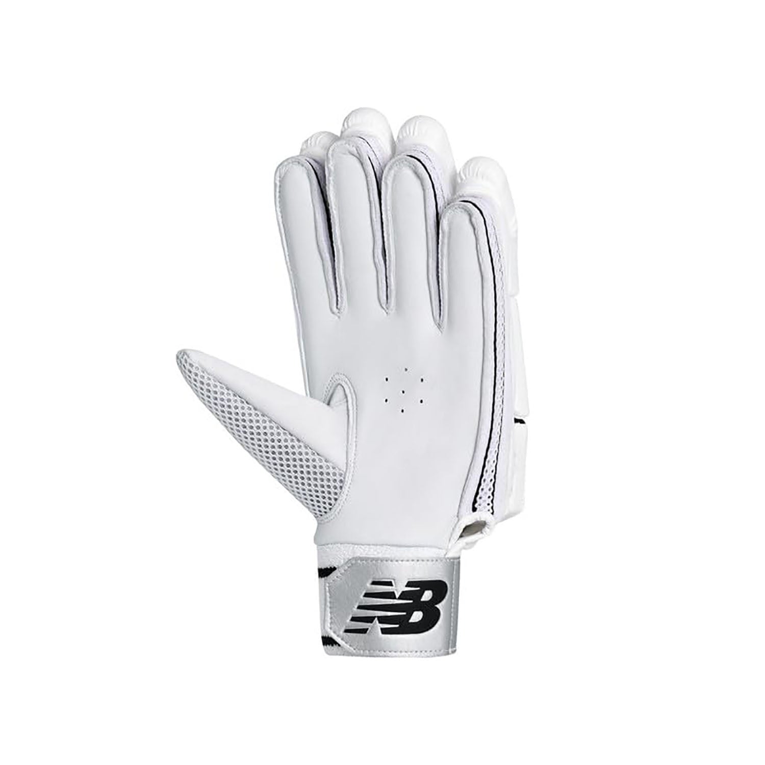 New Balance Heritage 6i RH Batting Gloves – White/Black Cricket Gloves for Grip, Comfort, Breathability & Hand Protection - Best Price online Prokicksports.com