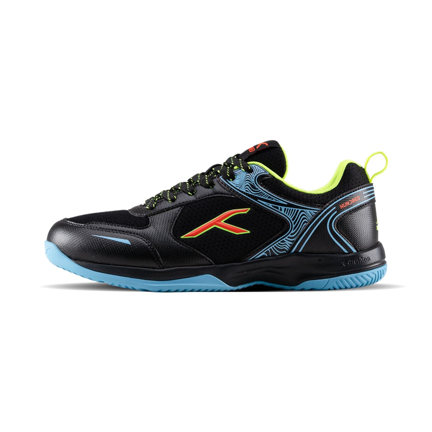 Hundred Court Step PBX Men's Pickleball Shoes | Non-Marking Gum Rubber Sole | Lightweight (300g) | Cushioned EVA Midsole | Indoor Court Sports – Badminton, Tennis Shoes - Best Price online Prokicksports.com