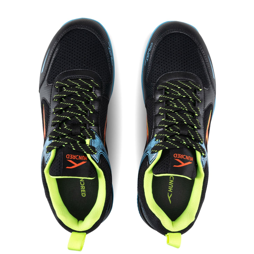 Hundred Court Step PBX Men's Pickleball Shoes | Non-Marking Gum Rubber Sole | Lightweight (300g) | Cushioned EVA Midsole | Indoor Court Sports – Badminton, Tennis Shoes - Best Price online Prokicksports.com