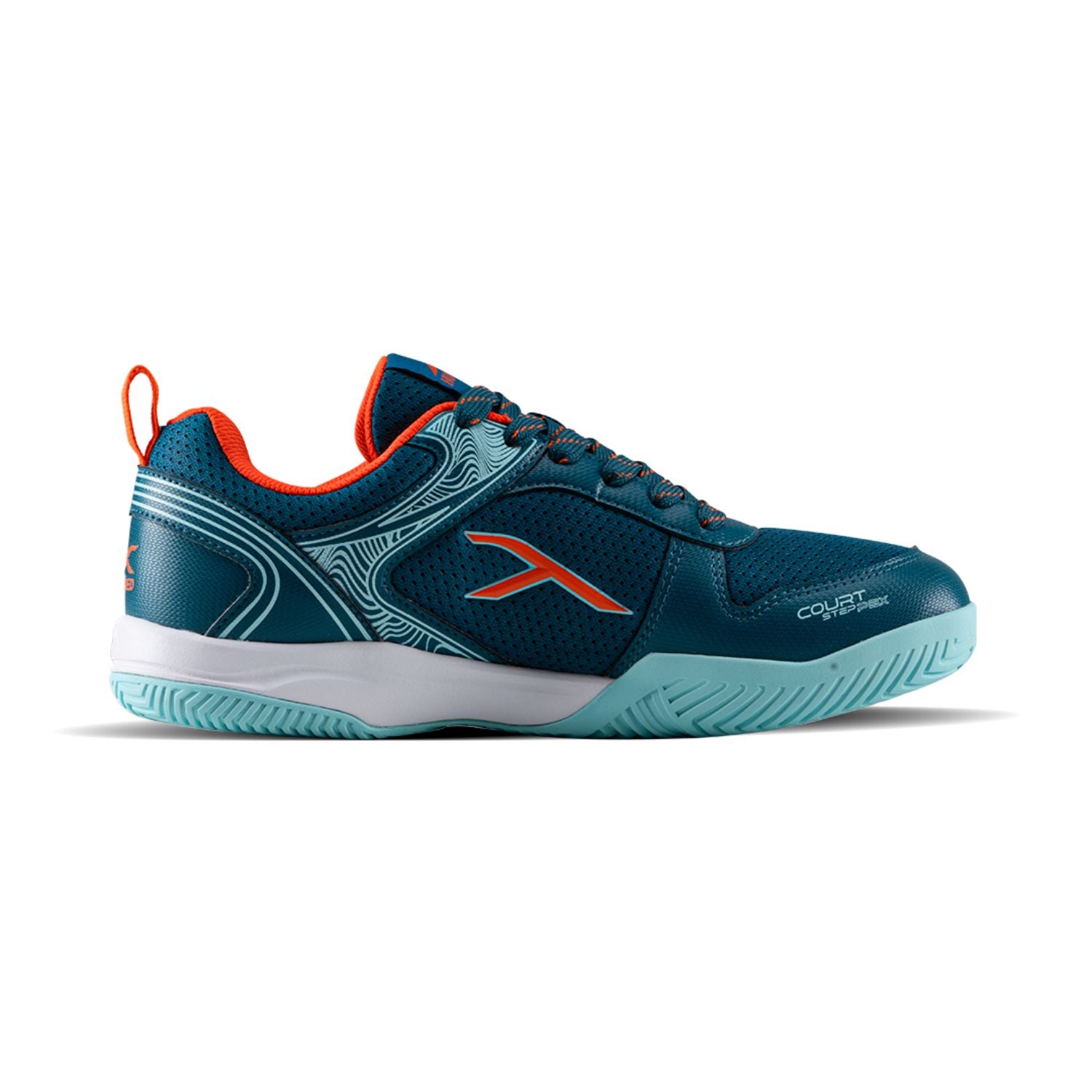 Hundred Court Step PBX Men's Pickleball Shoes | Non-Marking Gum Rubber Sole | Lightweight (300g) | Cushioned EVA Midsole | Indoor Court Sports – Badminton, Tennis Shoes - Best Price online Prokicksports.com
