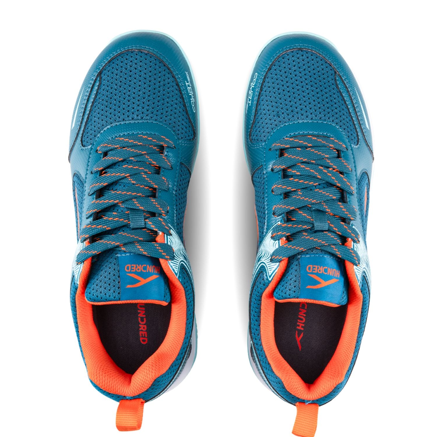 Hundred Court Step PBX Men's Pickleball Shoes | Non-Marking Gum Rubber Sole | Lightweight (300g) | Cushioned EVA Midsole | Indoor Court Sports – Badminton, Tennis Shoes - Best Price online Prokicksports.com